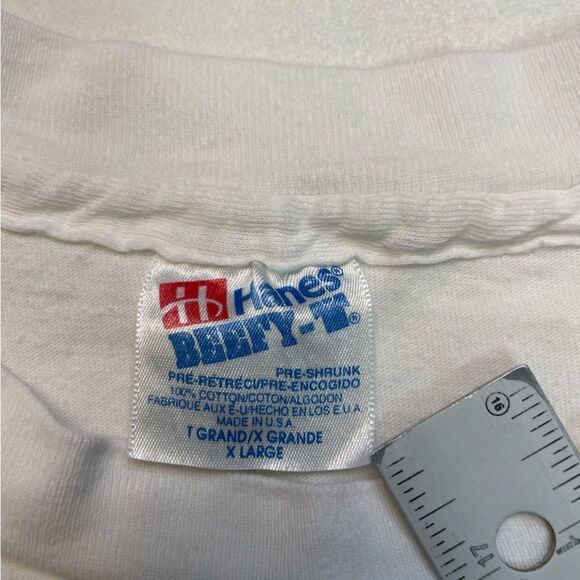 VINTAGE Plant Seeds For A Better Future Graphic T-Shirt Men XL 90s Single Stitch - Picture 8 of 9